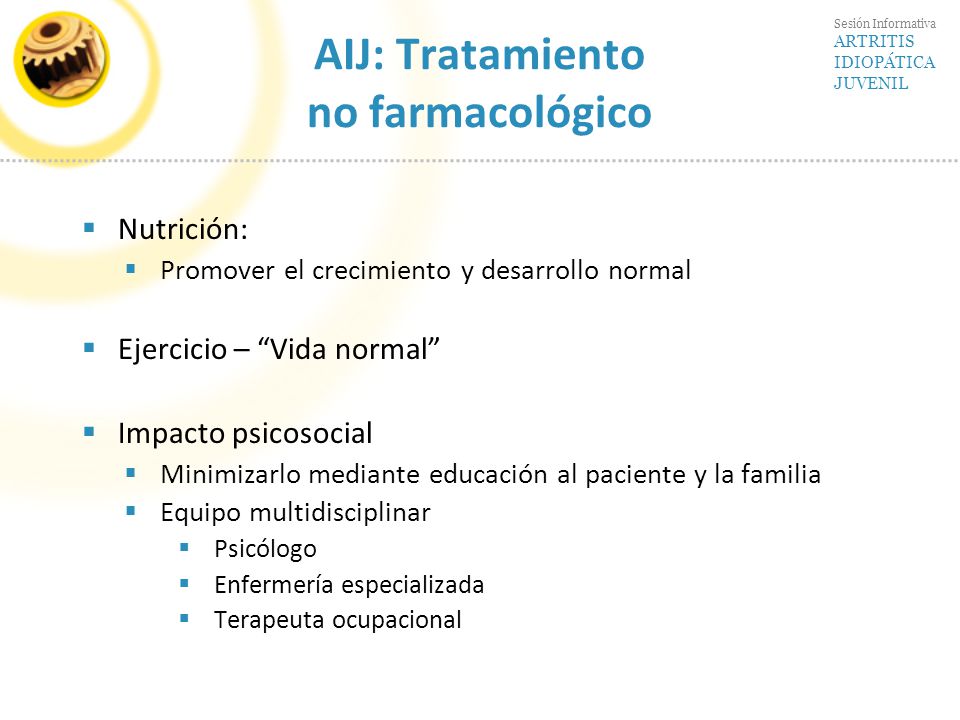 artritis idiopatica juvenil tratamiento pdf